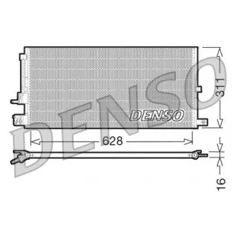 Condenseur, climatisation DENSO