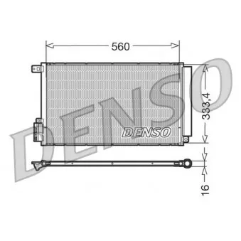 Condenseur, climatisation DENSO DCN13109