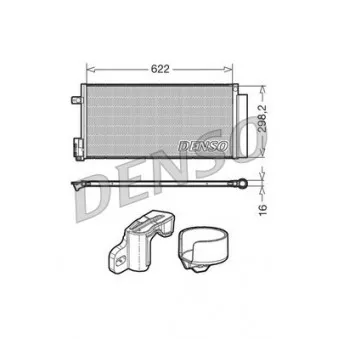 Condenseur, climatisation DENSO DCN13110