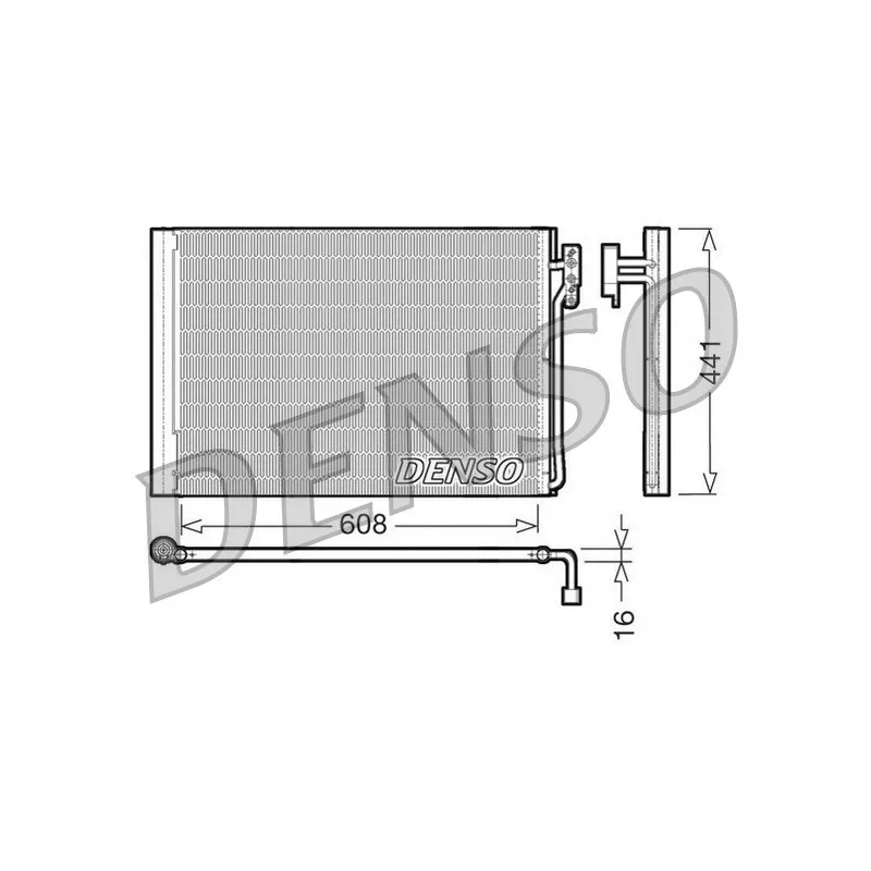 Condenseur, climatisation DENSO DCN14001