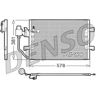 Condenseur, climatisation DENSO DCN17001