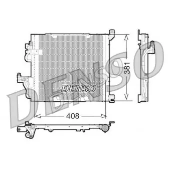 Condenseur, climatisation DENSO DCN20012