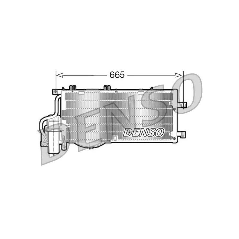 Condenseur, climatisation DENSO DCN20016