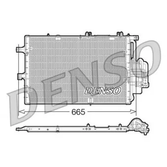 Condenseur, climatisation DENSO DCN20017