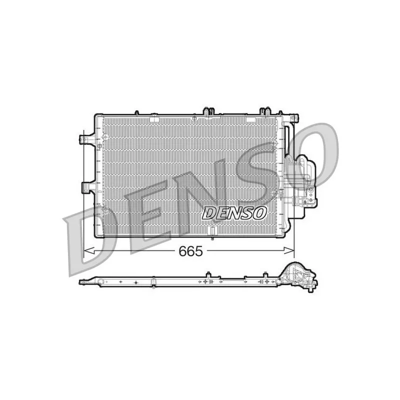 Condenseur, climatisation DENSO DCN20017