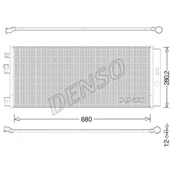 Condenseur, climatisation DENSO DCN20023