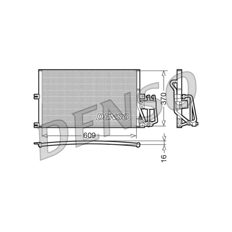 Condenseur, climatisation DENSO DCN20029