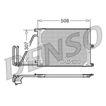 Condenseur, climatisation DENSO DCN20030