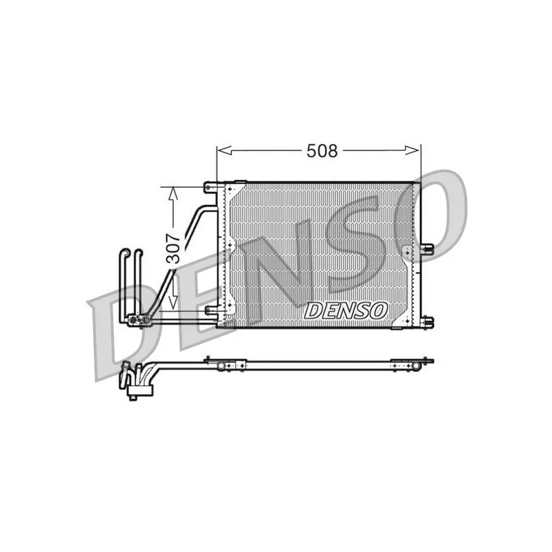 Condenseur, climatisation DENSO DCN20030