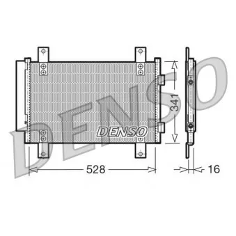 Condenseur, climatisation DENSO DCN21007