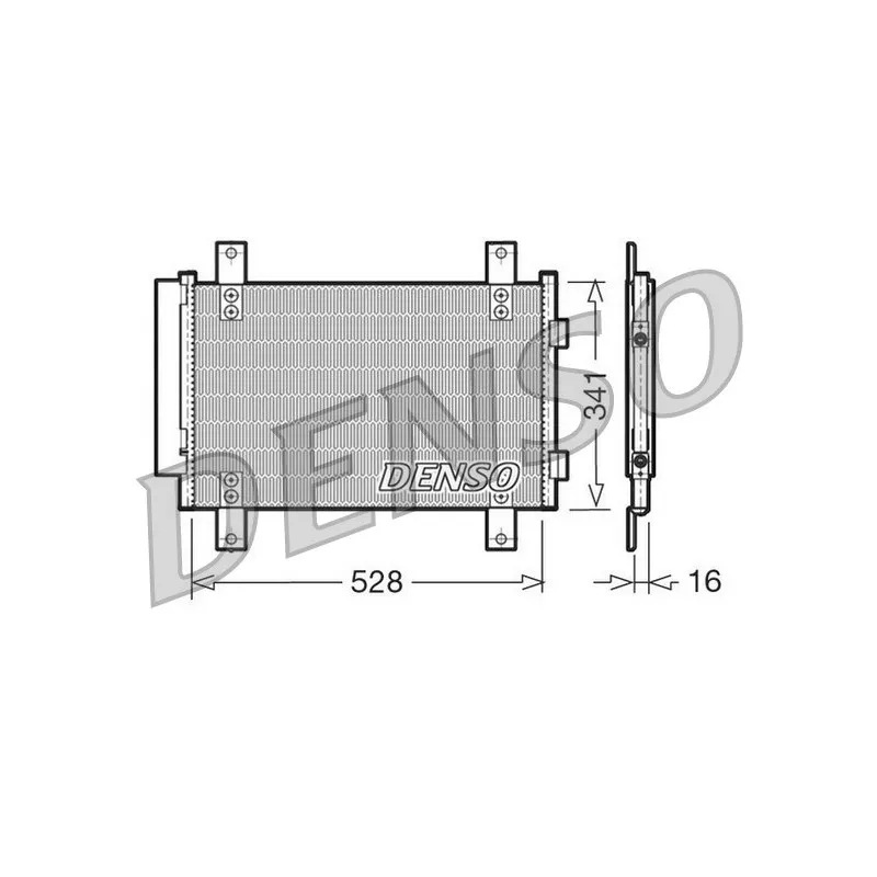 Condenseur, climatisation DENSO DCN21007