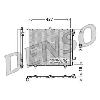 Condenseur, climatisation DENSO