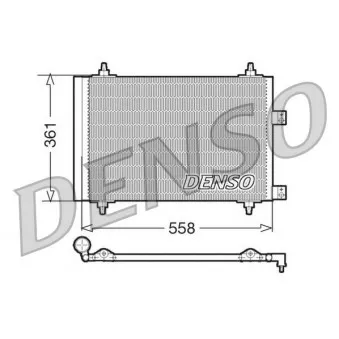 Condenseur, climatisation DENSO DCN21016