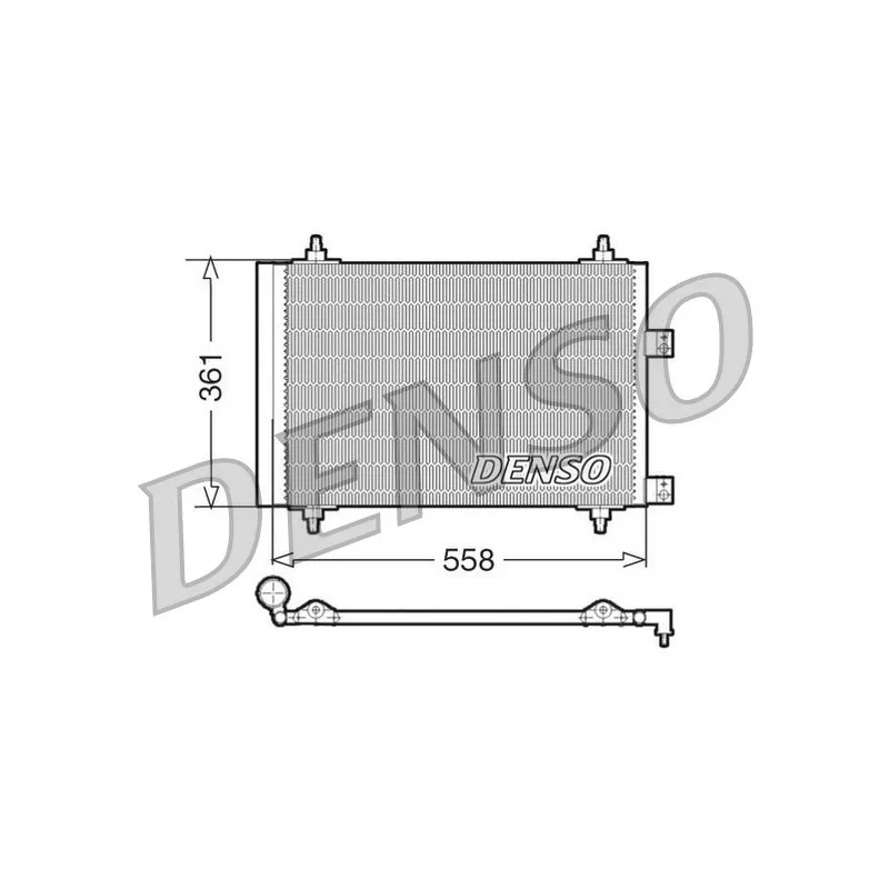 Condenseur, climatisation DENSO DCN21016