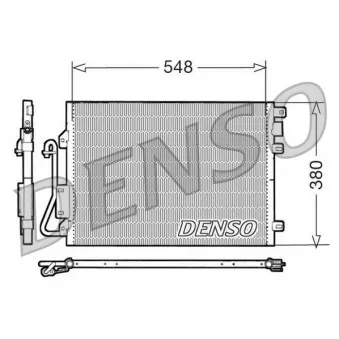 Condenseur, climatisation DENSO DCN23008