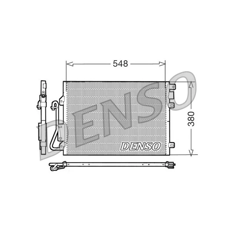 Condenseur, climatisation DENSO DCN23008