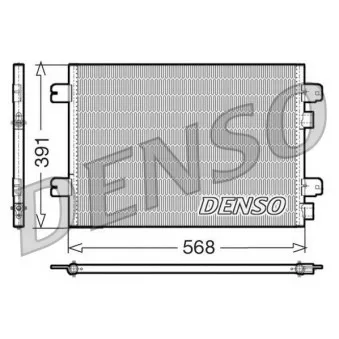 Condenseur, climatisation DENSO DCN23011