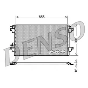 Condenseur, climatisation DENSO DCN23018