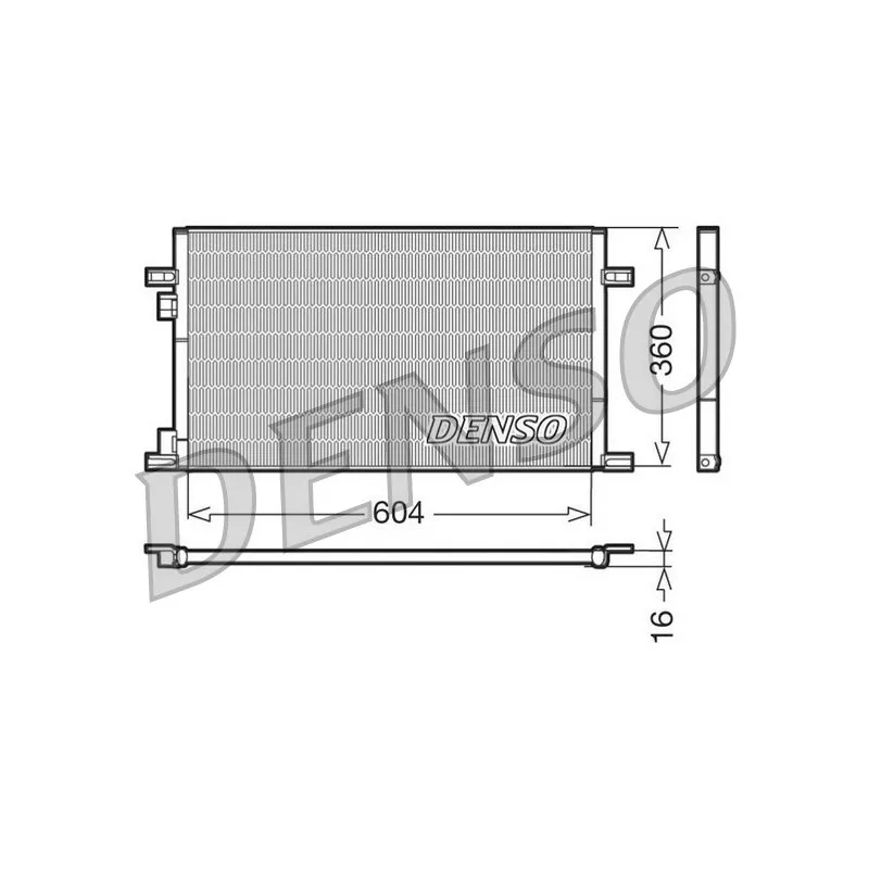 Condenseur, climatisation DENSO DCN23019