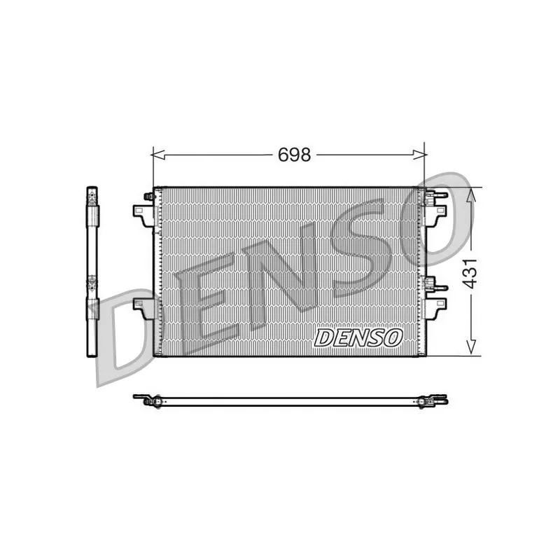 Condenseur, climatisation DENSO DCN23021