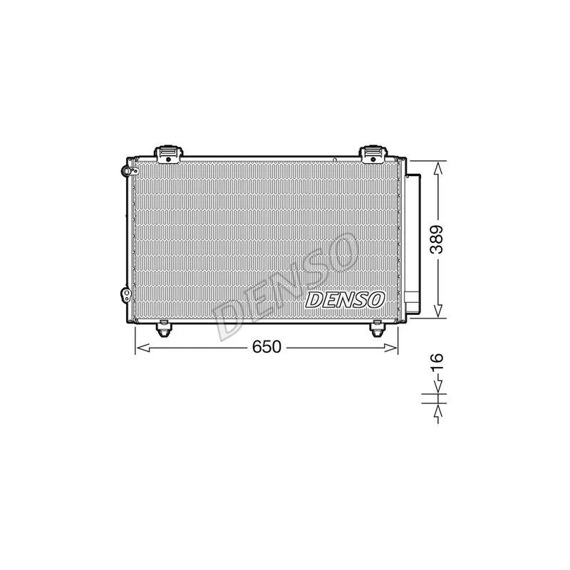 Condenseur, climatisation DENSO DCN50023