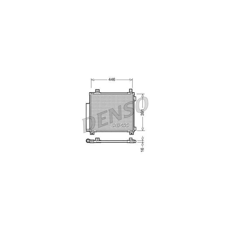 Condenseur, climatisation DENSO DCN50045