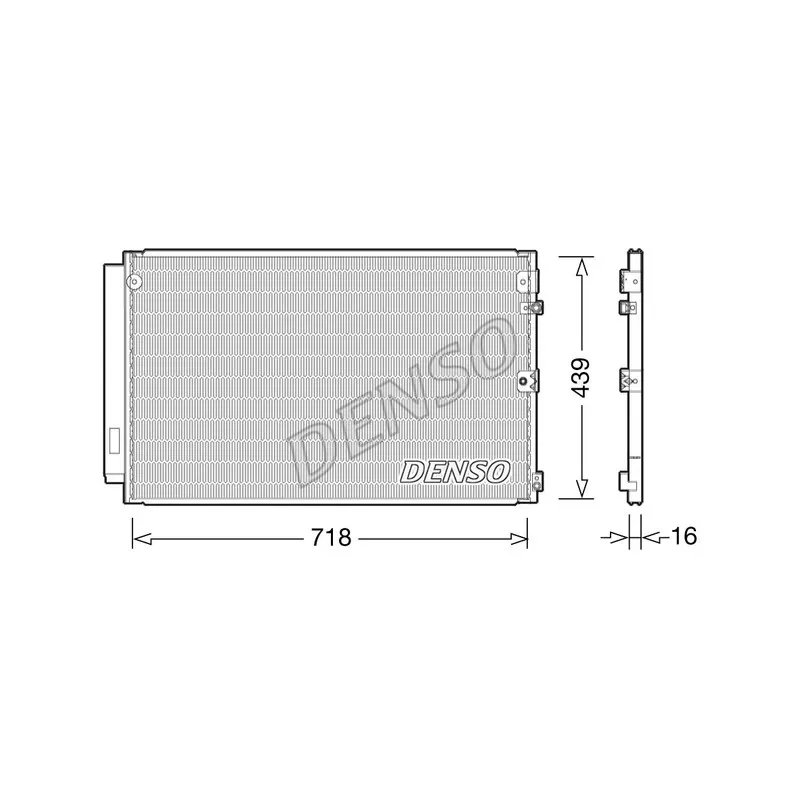 Condenseur, climatisation DENSO DCN51011