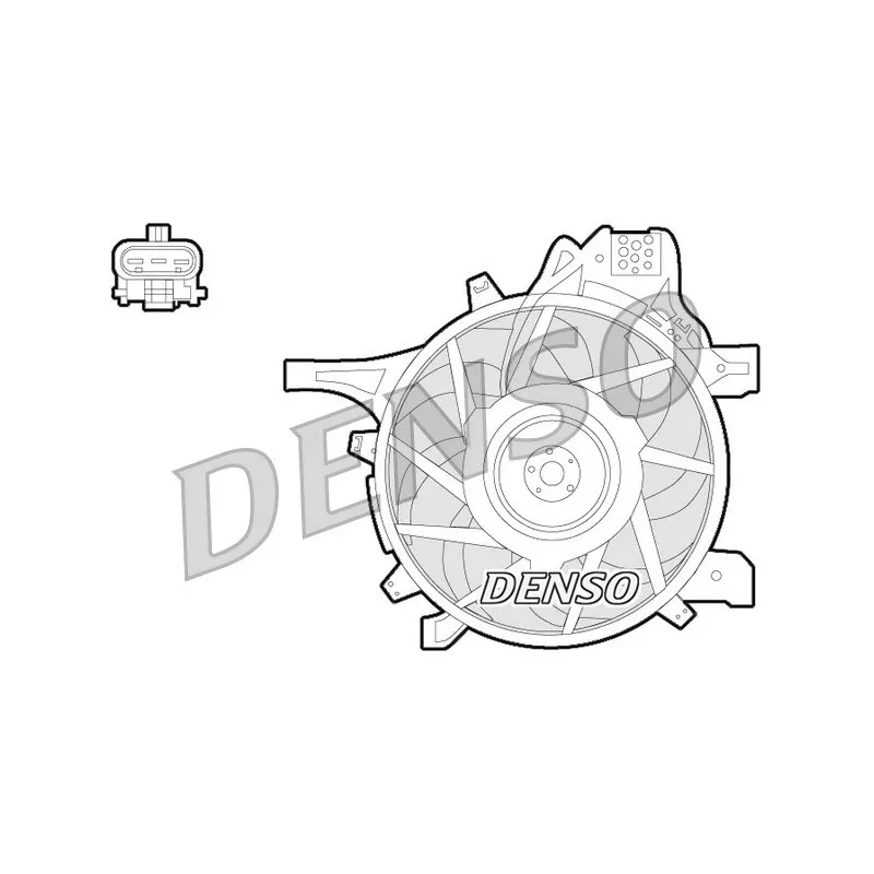 Ventilateur, refroidissement du moteur DENSO DER20012