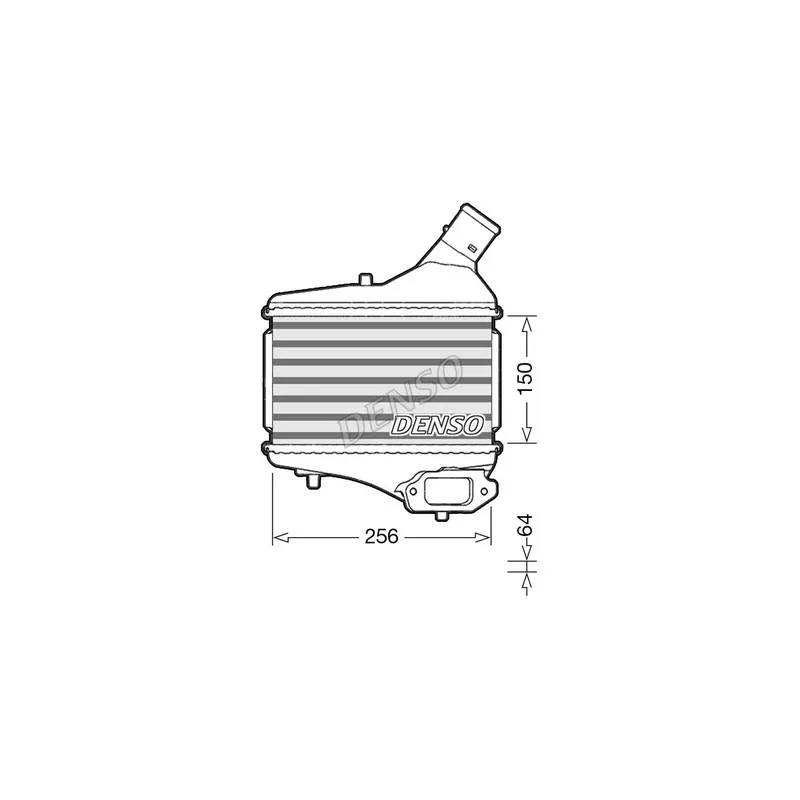 Intercooler, échangeur DENSO DIT40010