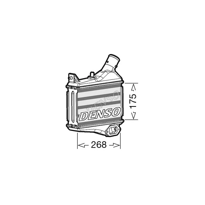 Intercooler, échangeur DENSO DIT40011