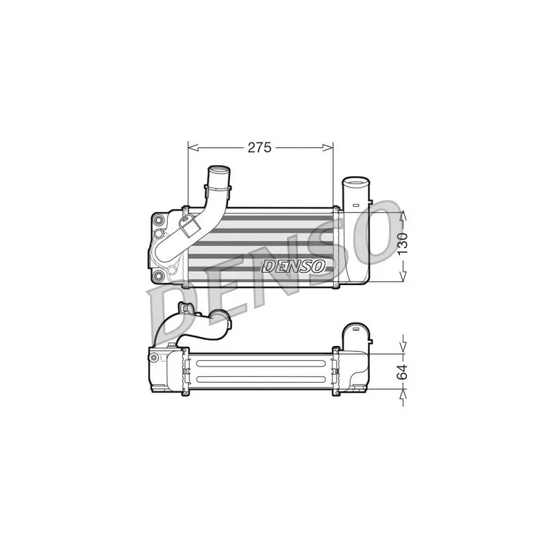 Intercooler, échangeur DENSO DIT50001