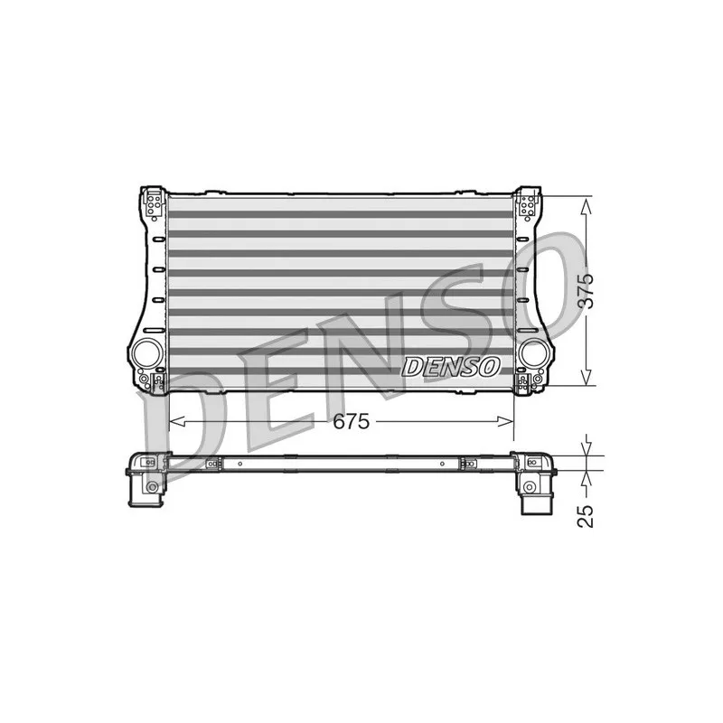 Intercooler, échangeur DENSO DIT50005