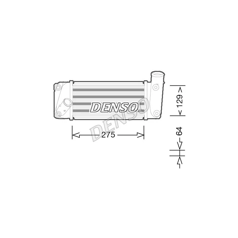 Intercooler, échangeur DENSO DIT50009