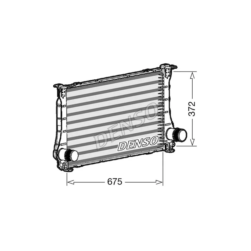 Intercooler, échangeur DENSO DIT50011