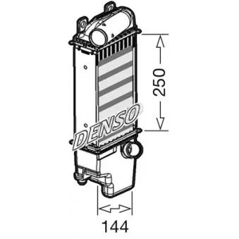 Intercooler, échangeur DENSO DIT50013