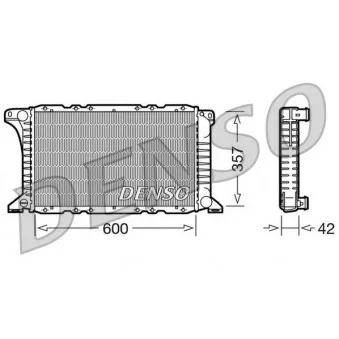 Radiateur, refroidissement du moteur DENSO DRM10090