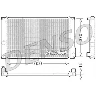 Radiateur, refroidissement du moteur DENSO DRM50076