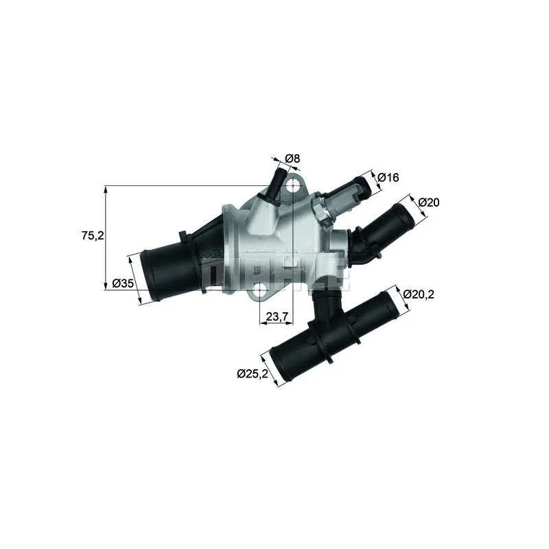 Thermostat d'eau BEHR TI 155 88