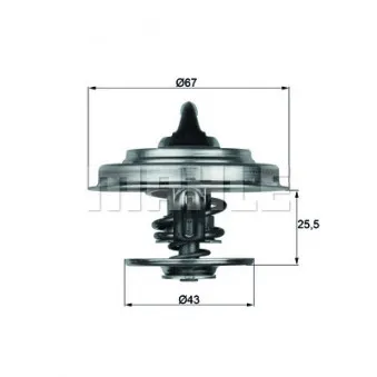 Thermostat d'eau BEHR TX 18 83D