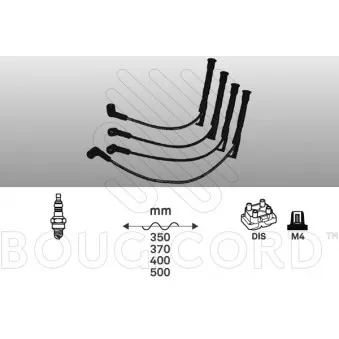 Kit de câbles d'allumage EFI AUTOMOTIVE 1443