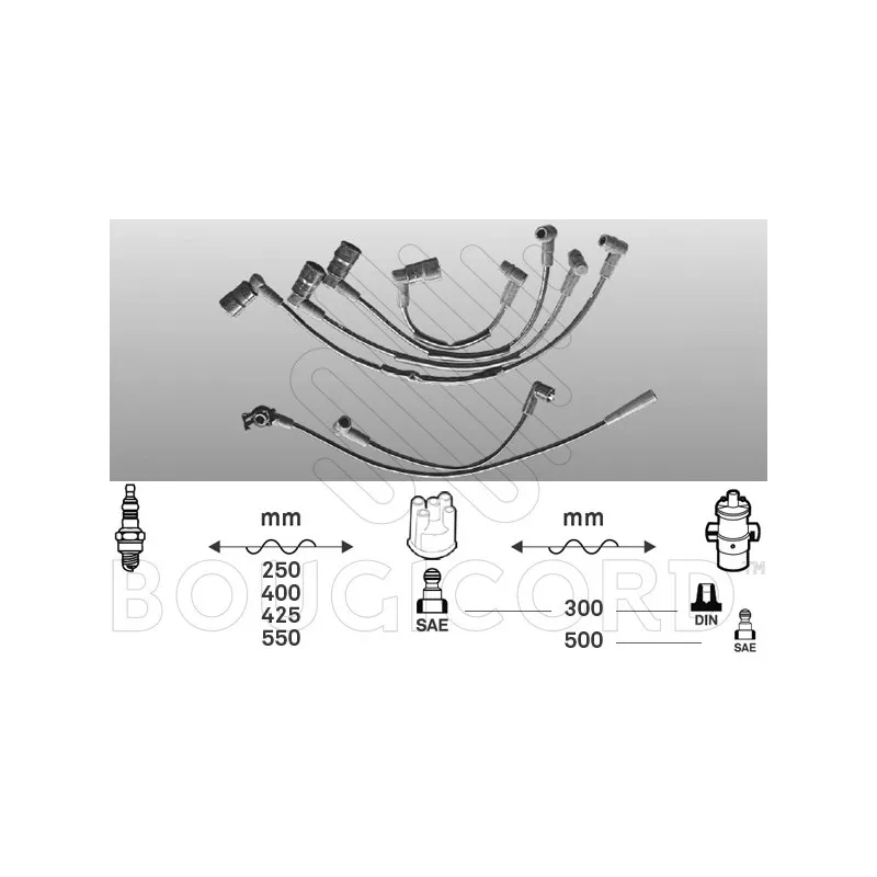 Kit de câbles d'allumage EFI AUTOMOTIVE 2421