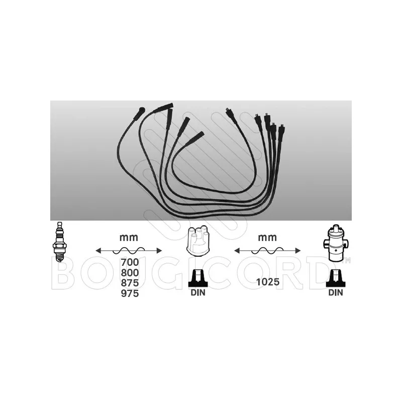 Kit de câbles d'allumage EFI AUTOMOTIVE 2445