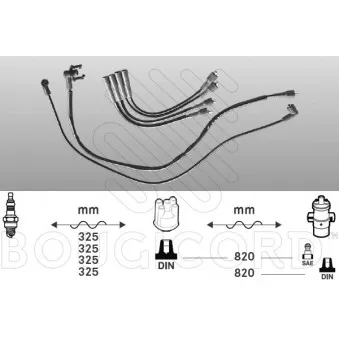 Kit de câbles d'allumage EFI AUTOMOTIVE