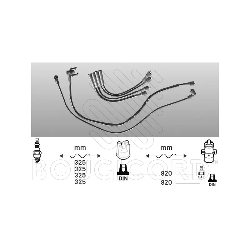 Kit de câbles d'allumage EFI AUTOMOTIVE 2451