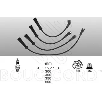 Kit de câbles d'allumage EFI AUTOMOTIVE 2458