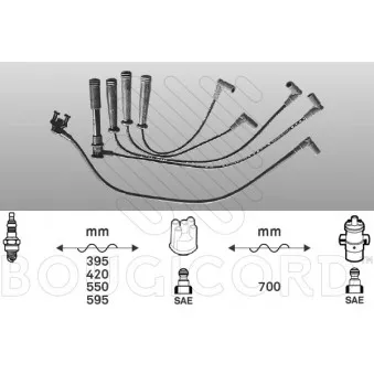 Kit de câbles d'allumage EFI AUTOMOTIVE 2496