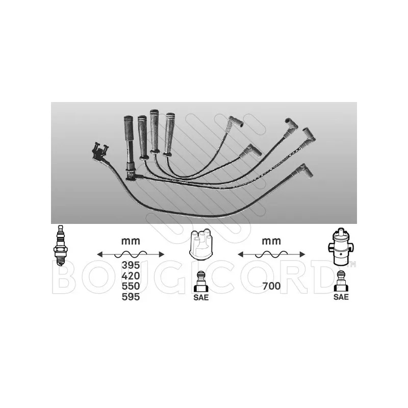 Kit de câbles d'allumage EFI AUTOMOTIVE 2496