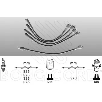 Kit de câbles d'allumage EFI AUTOMOTIVE 3413