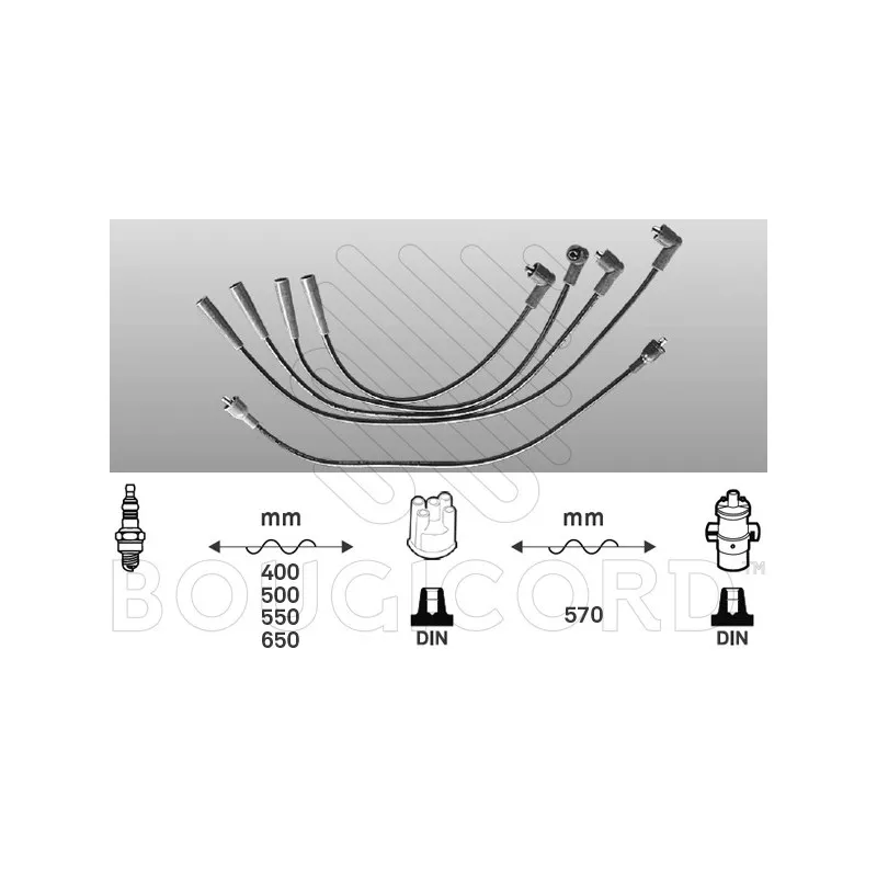 Kit de câbles d'allumage EFI AUTOMOTIVE 4003