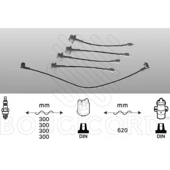 Kit de câbles d'allumage EFI AUTOMOTIVE 4013